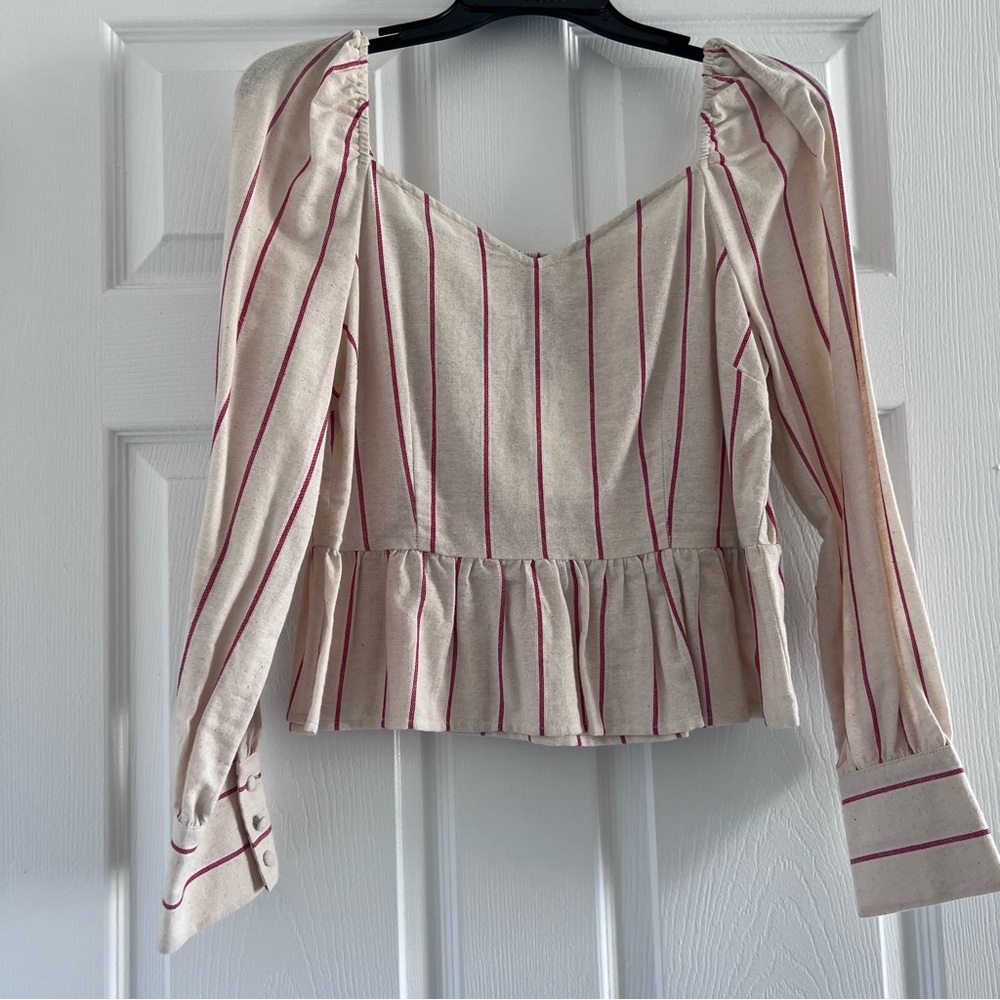 Moon River Peplum Top